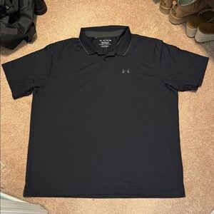 Under Armour iso chill Men's Black Polo Shirt size 3XL